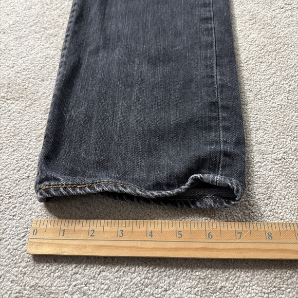 Levis 501 Jeans Men Fits 34x30 Black Button Fly Straight Leg Red Tab Denim Pants - Picture 5 of 10